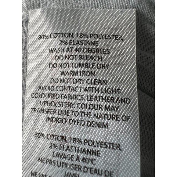 BoohooMAN Mens Jeans Size 40 Skinny Raw Hem Distressed Button Fly Blue Mzz33842 - Picture 11 of 13